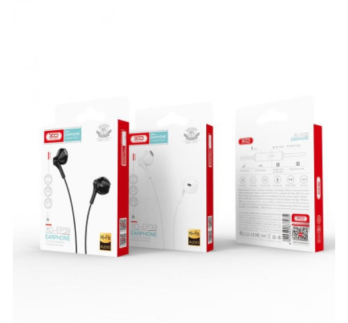 XO Навушники XO EP39 Black (EP39-BK)