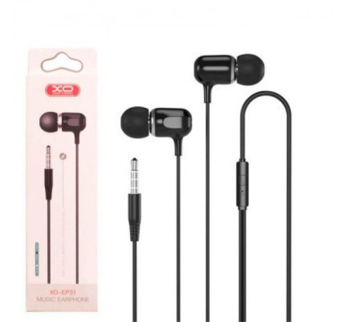 XO Навушники XO EP31 Black (XO-EP31BK)