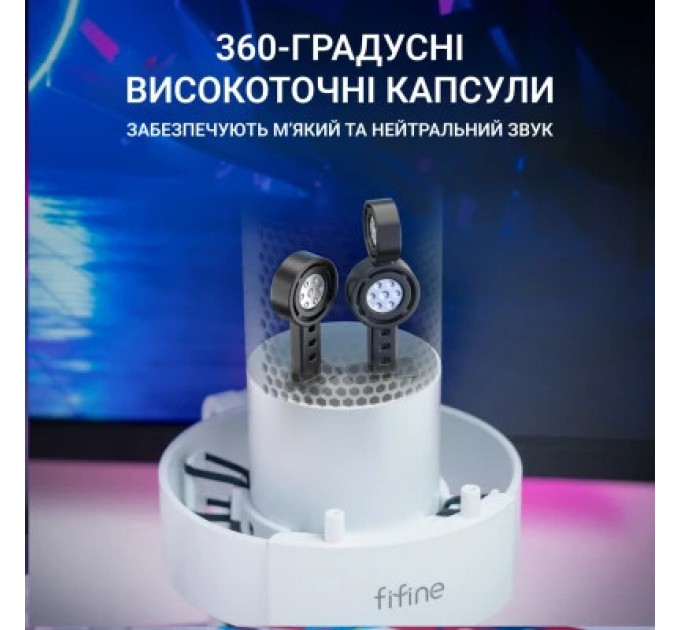 Fifine Мікрофон Fifine A9W USB White (A9W)
