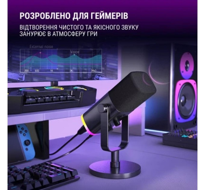 Fifine Мікрофон Fifine AM8 USB/XLR Black (AM8)