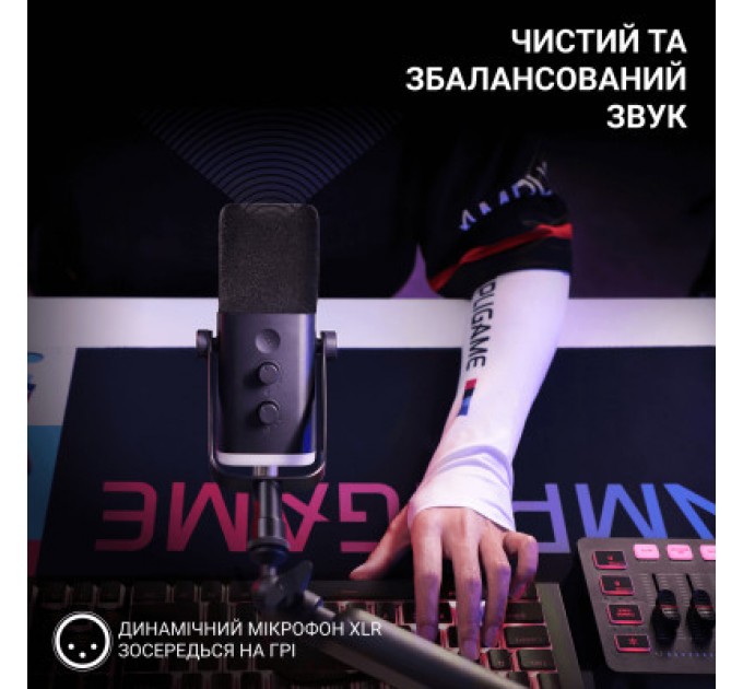 Fifine Мікрофон Fifine TAM8 USB Black (TAM8)