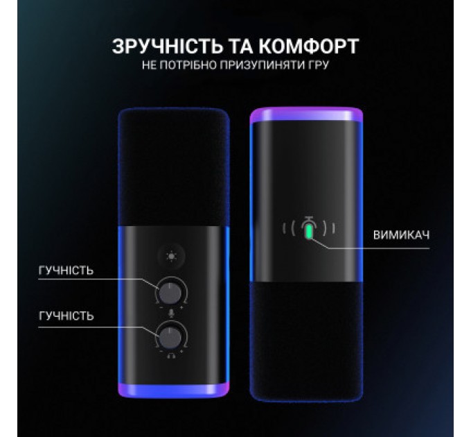 Fifine Мікрофон Fifine TAM8 USB Black (TAM8)