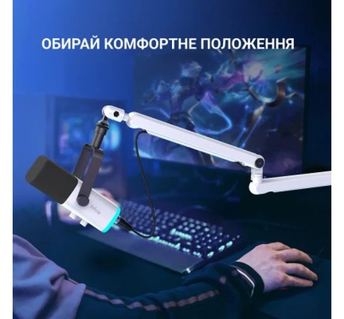 Fifine Мікрофон Fifine TAM8W USB White (TAM8W)