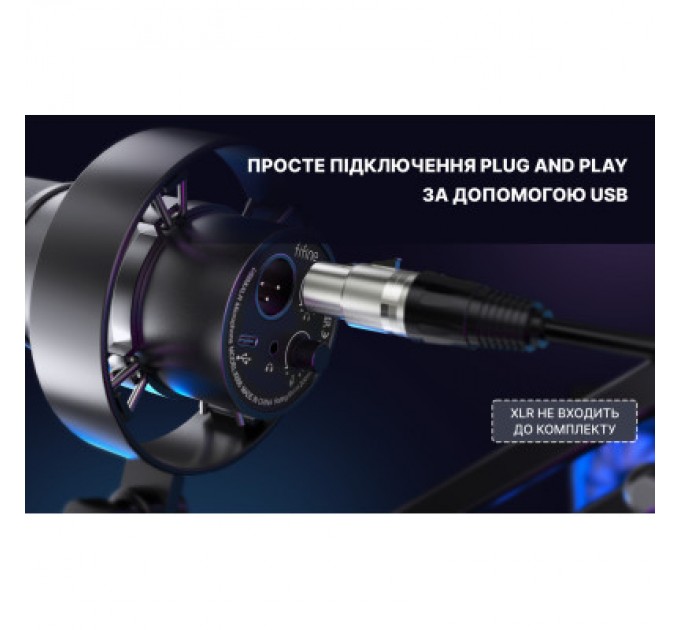 Fifine Мікрофон Fifine K688 USB Black (K688)