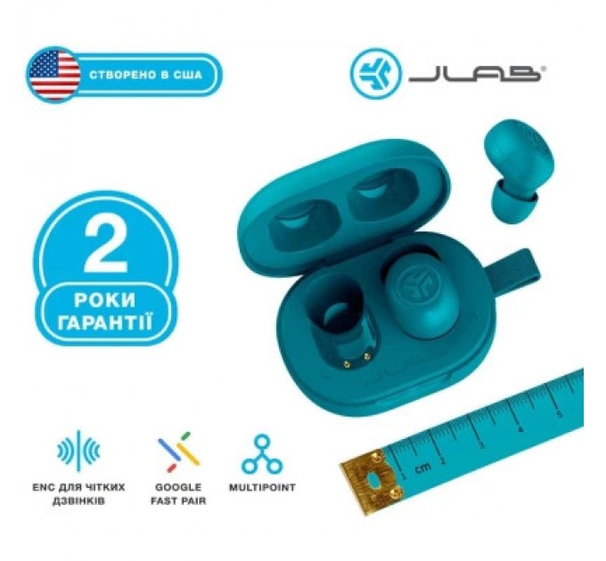 Jlab Навушники Jlab JBuds Mini Aqua Teal (IEUEBJBMINIRAQUA124)