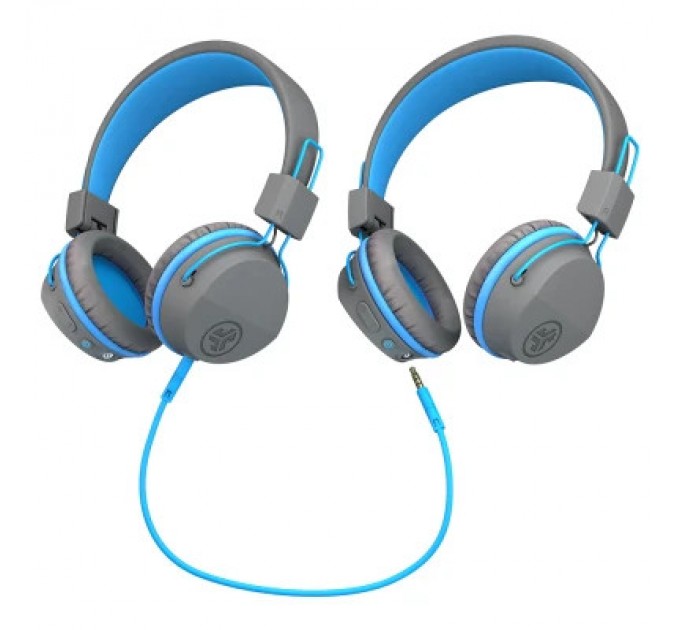 Jlab Навушники Jlab JBuddies Studio Wireless Graphite/Blue (IEUHBSTUDIORGRYBLU4)