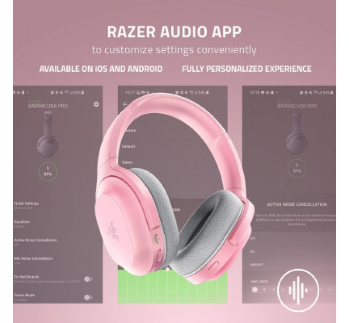 Razer Навушники Razer Barracuda Quartz Pink (RZ04-03790300-R3M1)