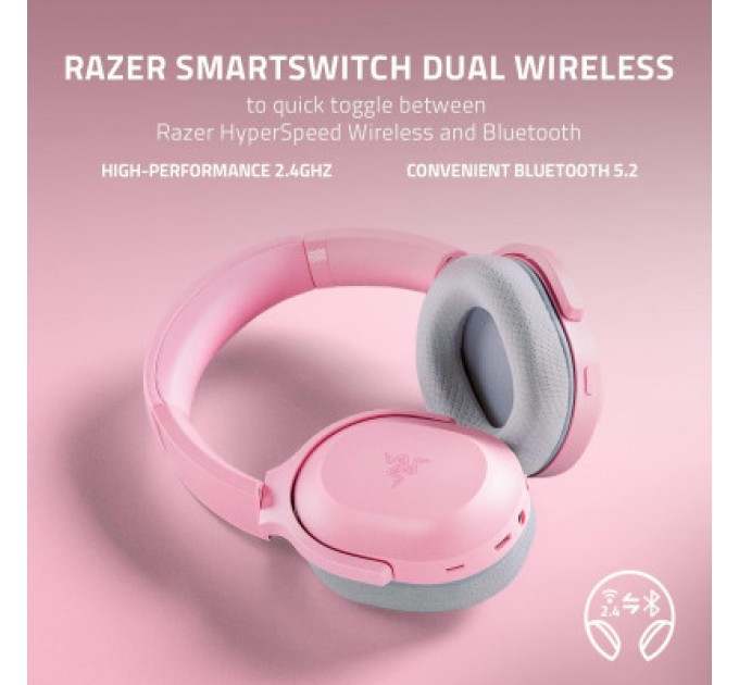 Razer Навушники Razer Barracuda Quartz Pink (RZ04-03790300-R3M1)