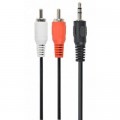 Cablexpert Кабель мультимедійний Jack 3.5mm папа/2RCA папа Cablexpert (CCA-458-15M)