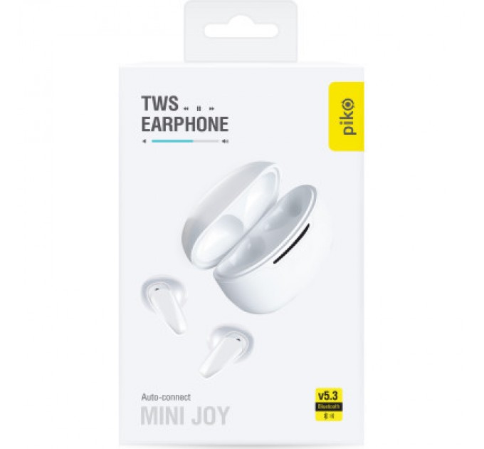 Piko Навушники Piko TWS-MiniJoy White (1283126583421)
