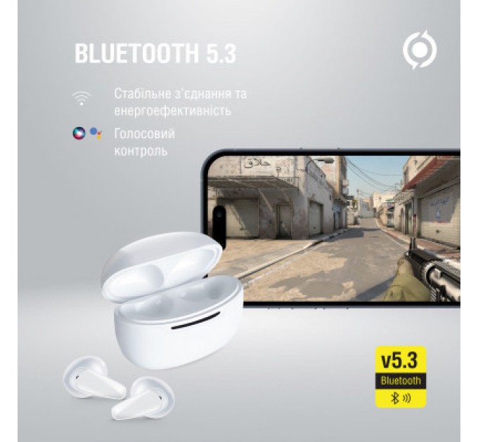 Piko Навушники Piko TWS-MiniJoy White (1283126583421)