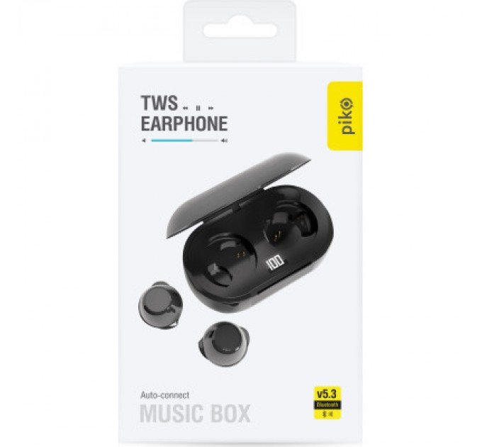 Piko Навушники Piko TWS-MusicBox Black (1283126583414)