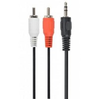 Кабель мультимедійний Jack 3.5mm папа/2RCA папа Cablexpert (CCA-458-20M)