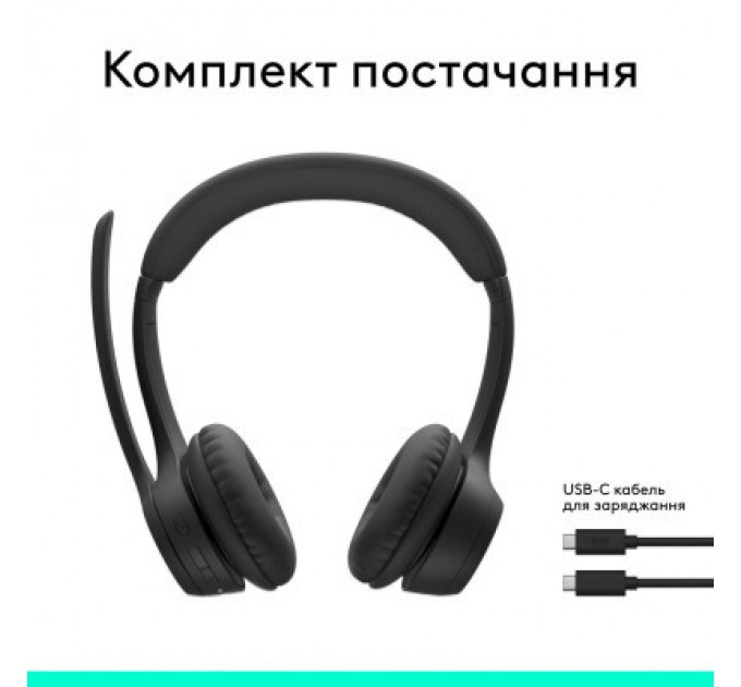 Logitech Навушники Logitech Zone 300 Bluetooth Graphite (981-001407)