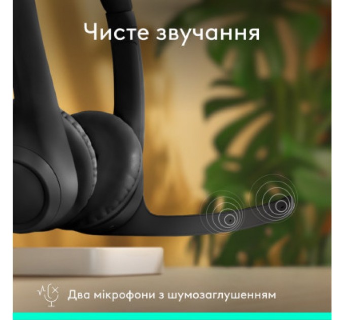 Logitech Навушники Logitech Zone 300 Bluetooth Graphite (981-001407)