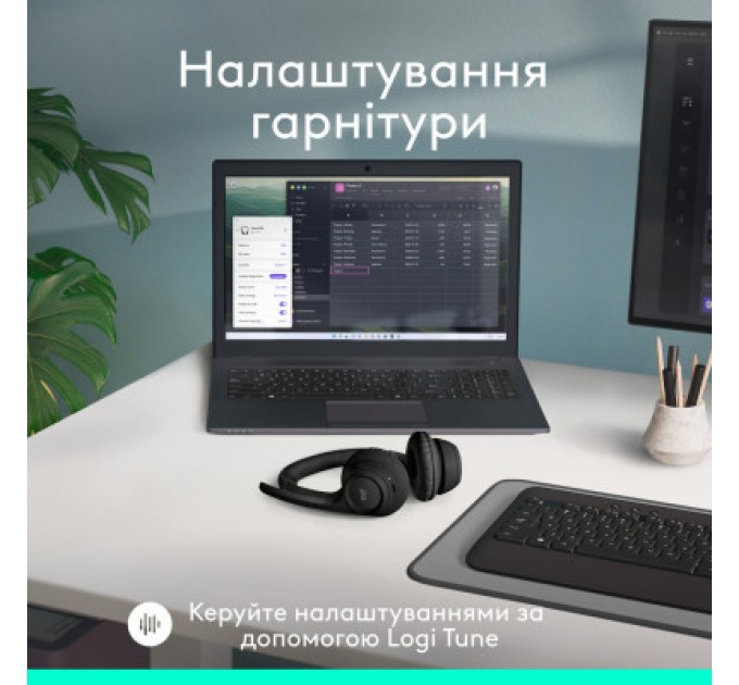 Logitech Навушники Logitech Zone 300 Bluetooth Graphite (981-001407)