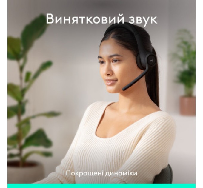 Logitech Навушники Logitech Zone 300 Bluetooth Graphite (981-001407)