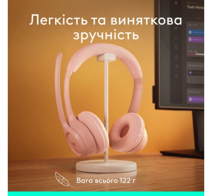 Logitech Навушники Logitech Zone 300 Bluetooth Rose (981-001412)