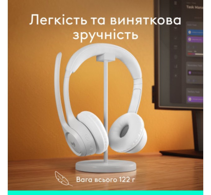 Logitech Навушники Logitech Zone 300 Bluetooth Off-White (981-001417)
