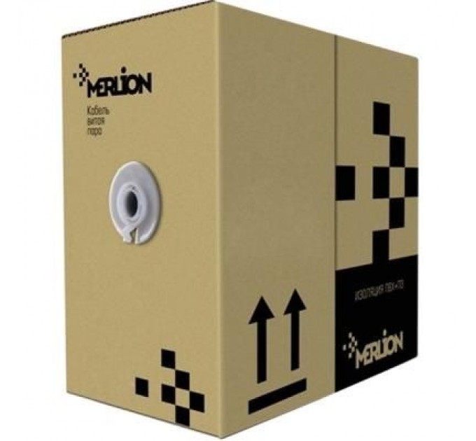 Merlion Кабель мережевий Merlion UTP 305м КНПт (4*2*0,50) [СCA] внешний, трос (03498)