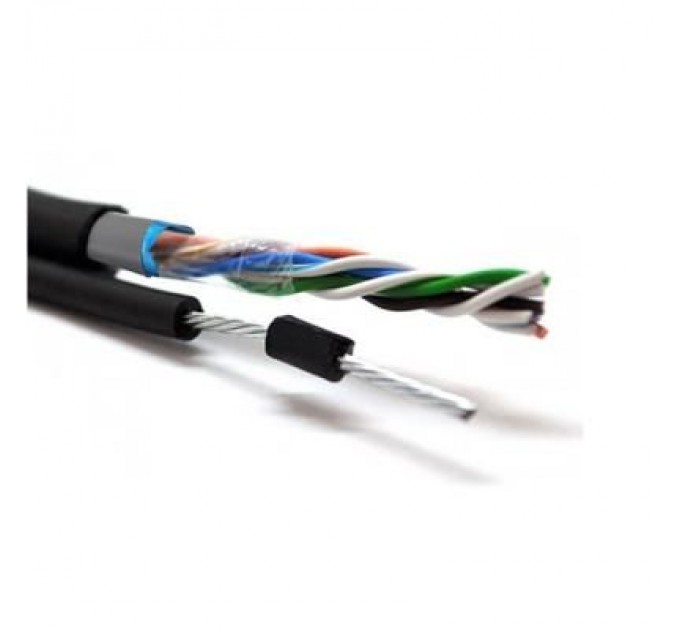 Merlion Кабель мережевий Merlion UTP 305м КНПт (4*2*0,50) [СCA] внешний, трос (03498)