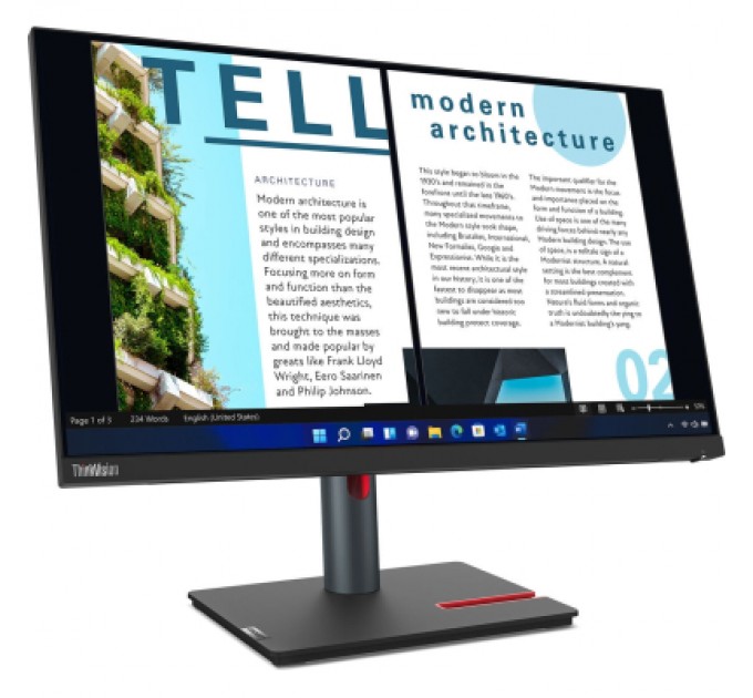 Lenovo Монітор Lenovo P24h-30 (63B3GAT6UA)