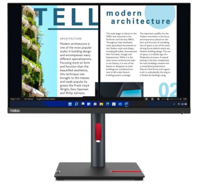 Lenovo Монітор Lenovo P24h-30 (63B3GAT6UA)