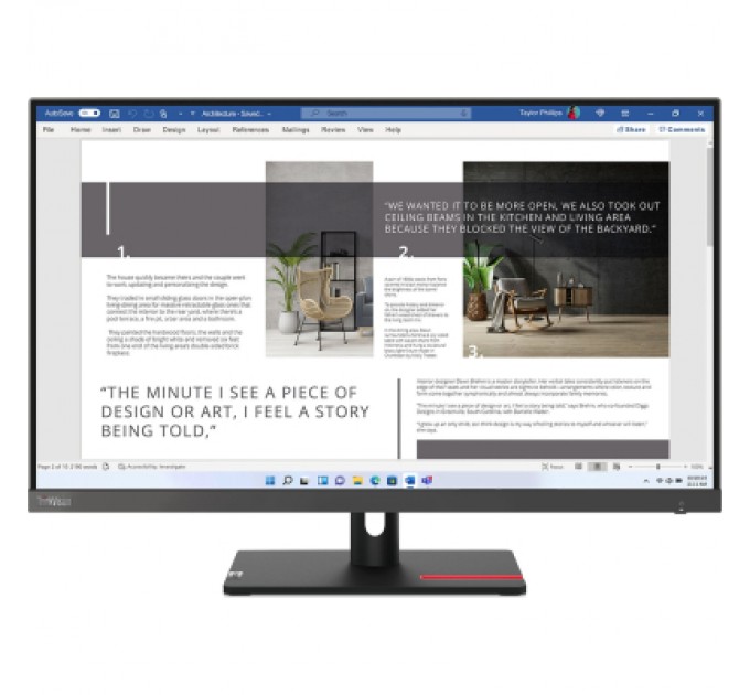 Lenovo Монітор Lenovo S27i-30 (63DFKAT4UA)