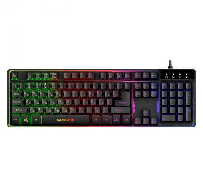 GamePro Клавіатура GamePro GK576 Nitro+ USB Black (GK576)