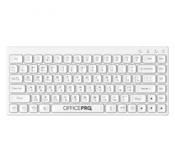OfficePro Клавіатура OfficePro SK955W Wireless/Bluetooth White (SK955W)