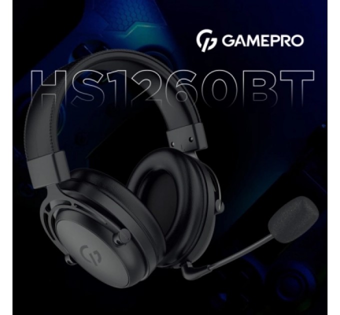 GamePro Навушники GamePro HS1260BT Black (HS1260BT)