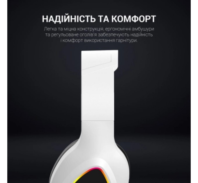 GamePro Навушники GamePro HS615 RGB White (HS615)