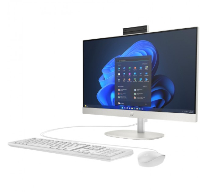 HP Комп'ютер HP ProOne 245 G10 AiO / Ryzen5 7520U, 16, 512, Cam, WiFi, K&M, W11P64 (936K4EA)
