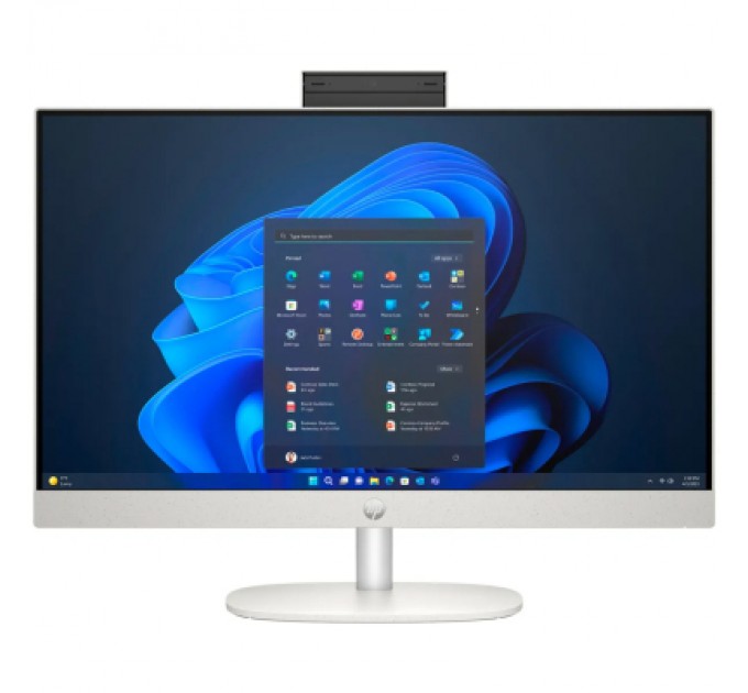 HP Комп'ютер HP ProOne 245 G10 AiO / Ryzen5 7520U, 16, 512, Cam, WiFi, K&M, W11P64 (936K4EA)