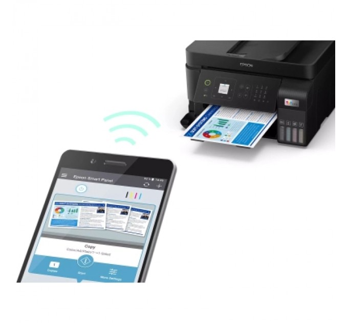 Epson Багатофункціональний пристрій Epson L5590 з WiFi (C11CK57404)