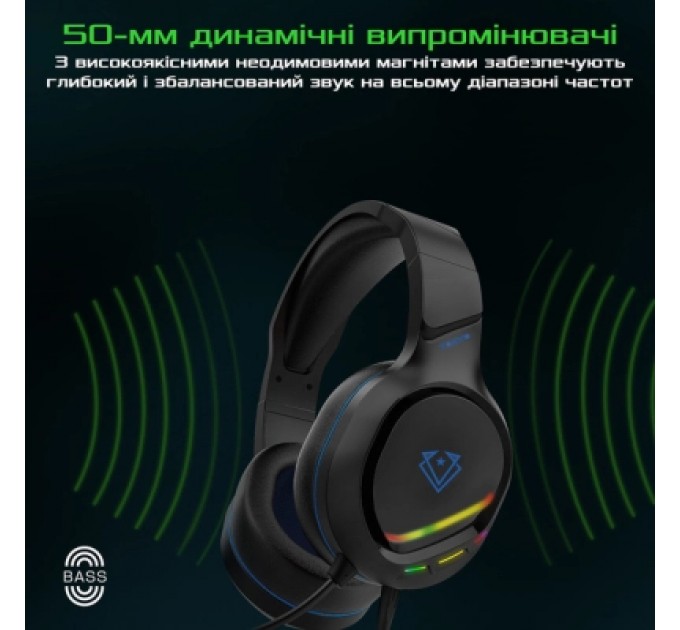 Vertux Навушники Vertux Tokyo 7.1 Mini Jack 3.5мм Blue (tokyo.blue)