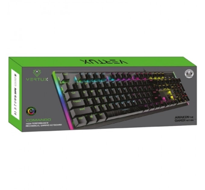Vertux Клавіатура Vertux Comando USB Black (comando.black)