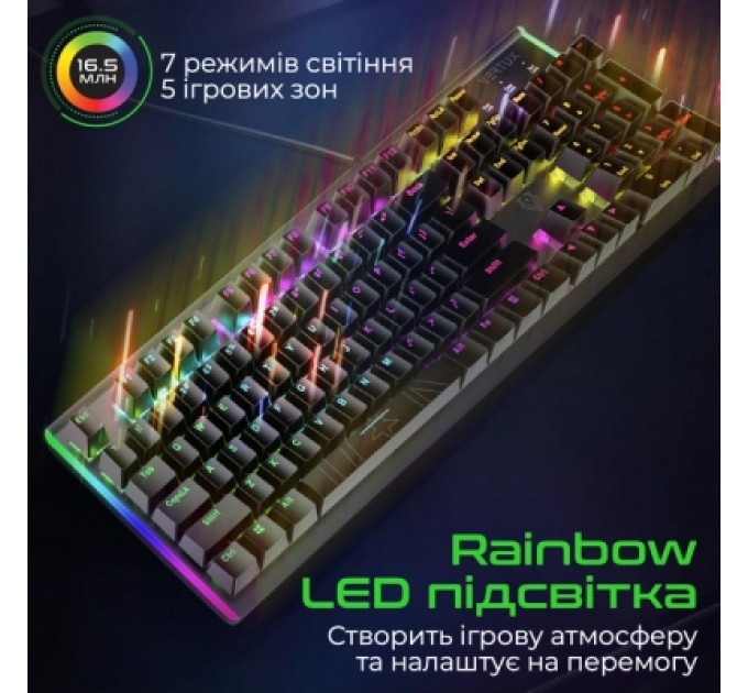 Vertux Клавіатура Vertux Comando USB Black (comando.black)