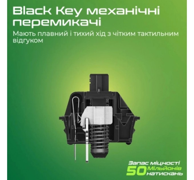 Vertux Клавіатура Vertux Tungsten USB Black (tungsten.black)