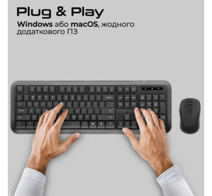 Promate Комплект Promate ProCombo-6 Wireless Black (procombo-6)