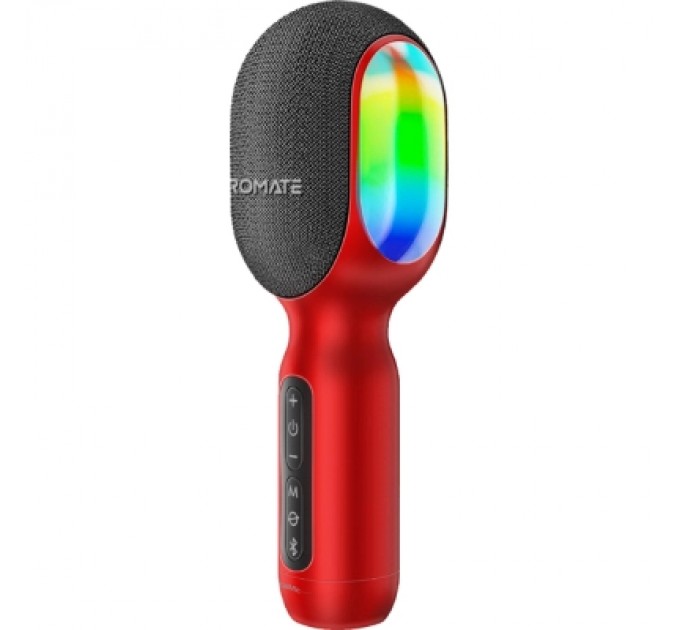 Promate Мікрофон Promate VocalMic Bluetooth 2 x AUX LED Red (vocalmic.red)