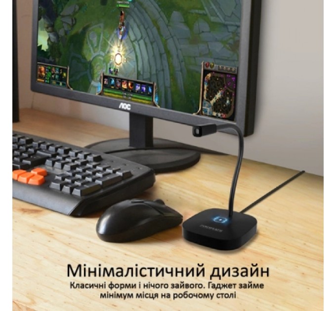 Promate Мікрофон Promate ProMic-1 USB Black (promic-1.black)
