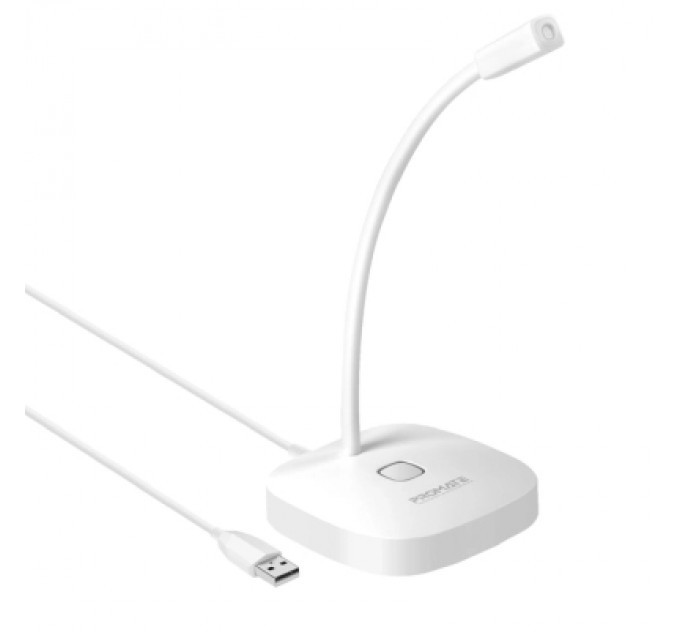Promate Мікрофон Promate ProMic-1 USB White (promic-1.white)