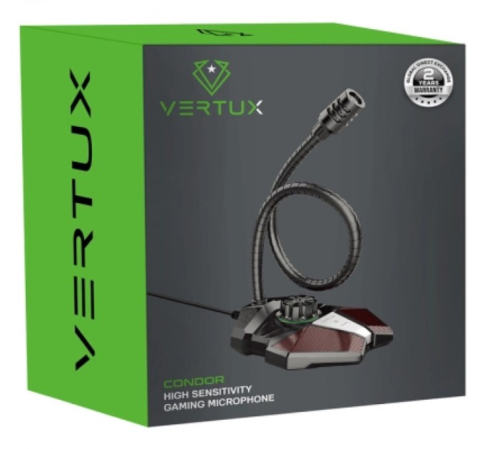 Vertux Мікрофон Vertux Condor USB Black (condor.black)