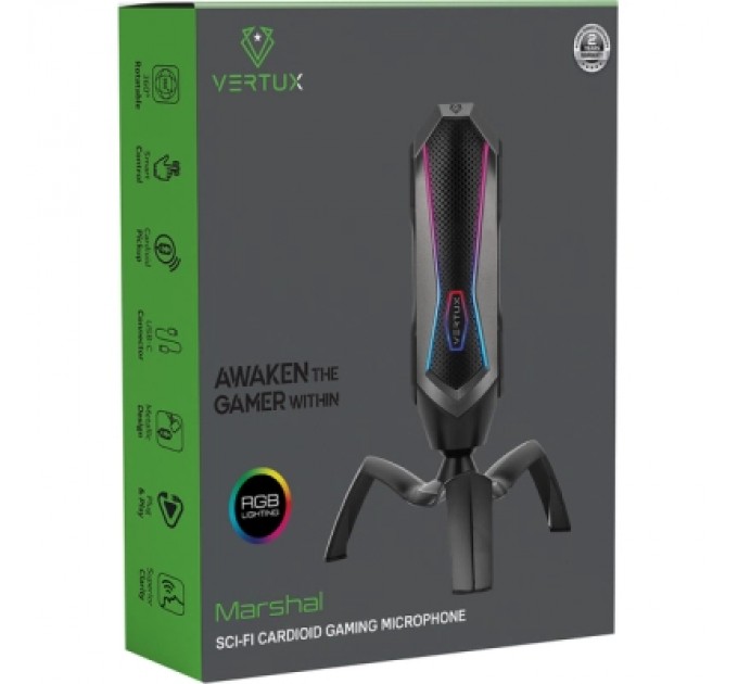 Vertux Мікрофон Vertux Marshal USB Black (marshal.black)