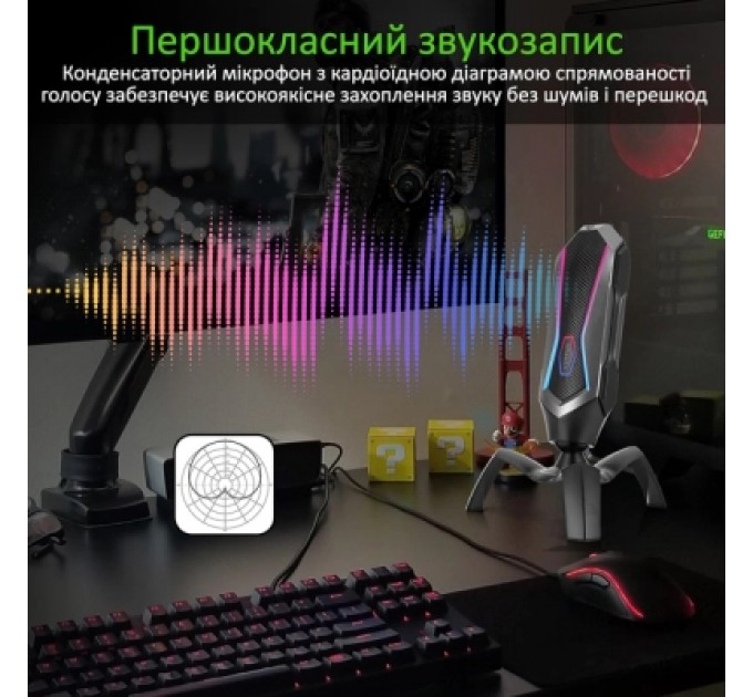 Vertux Мікрофон Vertux Marshal USB Black (marshal.black)