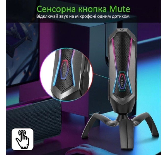 Vertux Мікрофон Vertux Marshal USB Black (marshal.black)