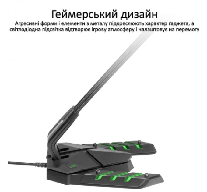 Vertux Мікрофон Vertux Streamer-3 LED USB Black (streamer-3.black)