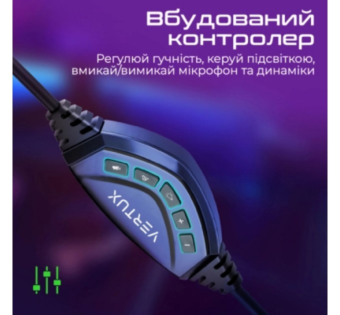 Vertux Навушники Vertux Sirius 7.1 USB Black (sirius.black)