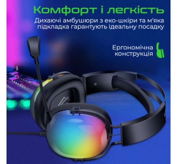 Vertux Навушники Vertux Sirius 7.1 USB Black (sirius.black)